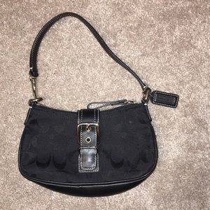 Coach Black Mini Bag with Buckle